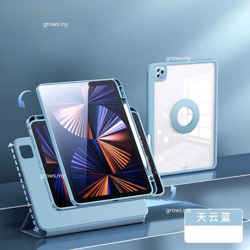 Bao Da Máy Tính Bảng Bảo Vệ 360 Độ Cho redmi pad 10.61 "2022° Bao Da Máy Tính Bảng Kèm Móc Xỏ Ngón Nam Châm Cho xiaomi 6 pro 11 "2023 mi pad 5 pro Ốp