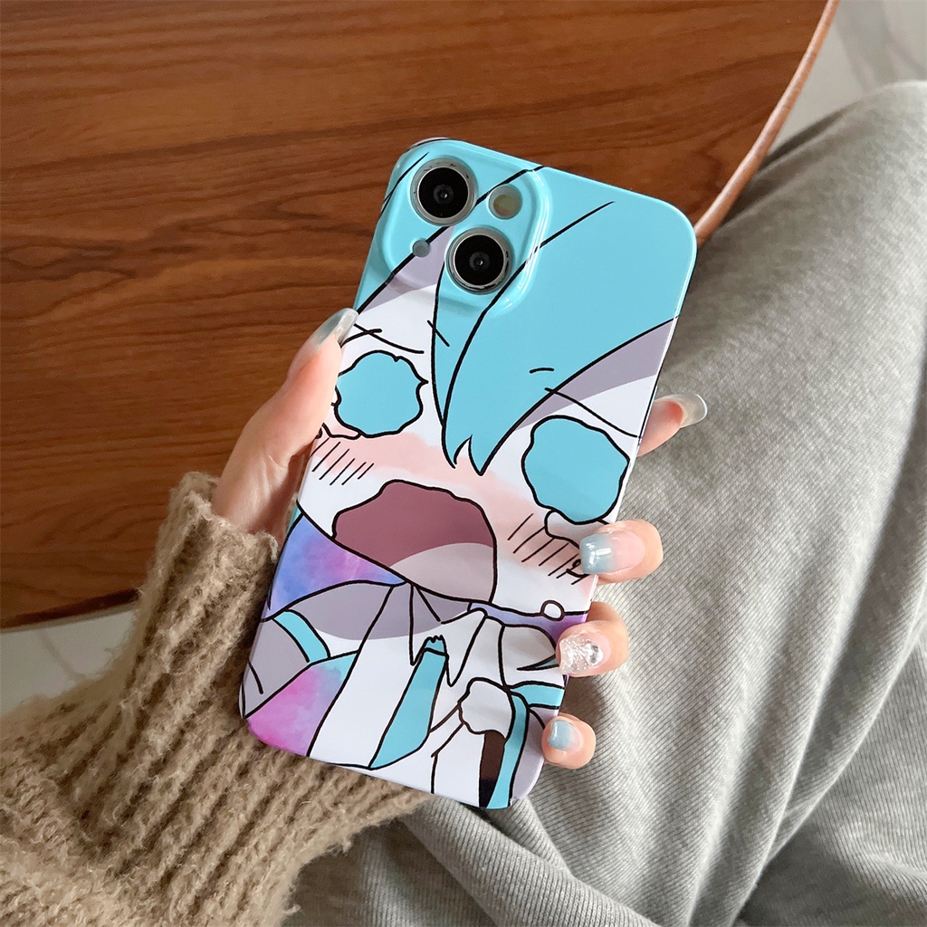 Hoạt Hình Ốp Điện Thoại Hình hatsune Miku Hai Chiều Cho iphone14promax apple 13