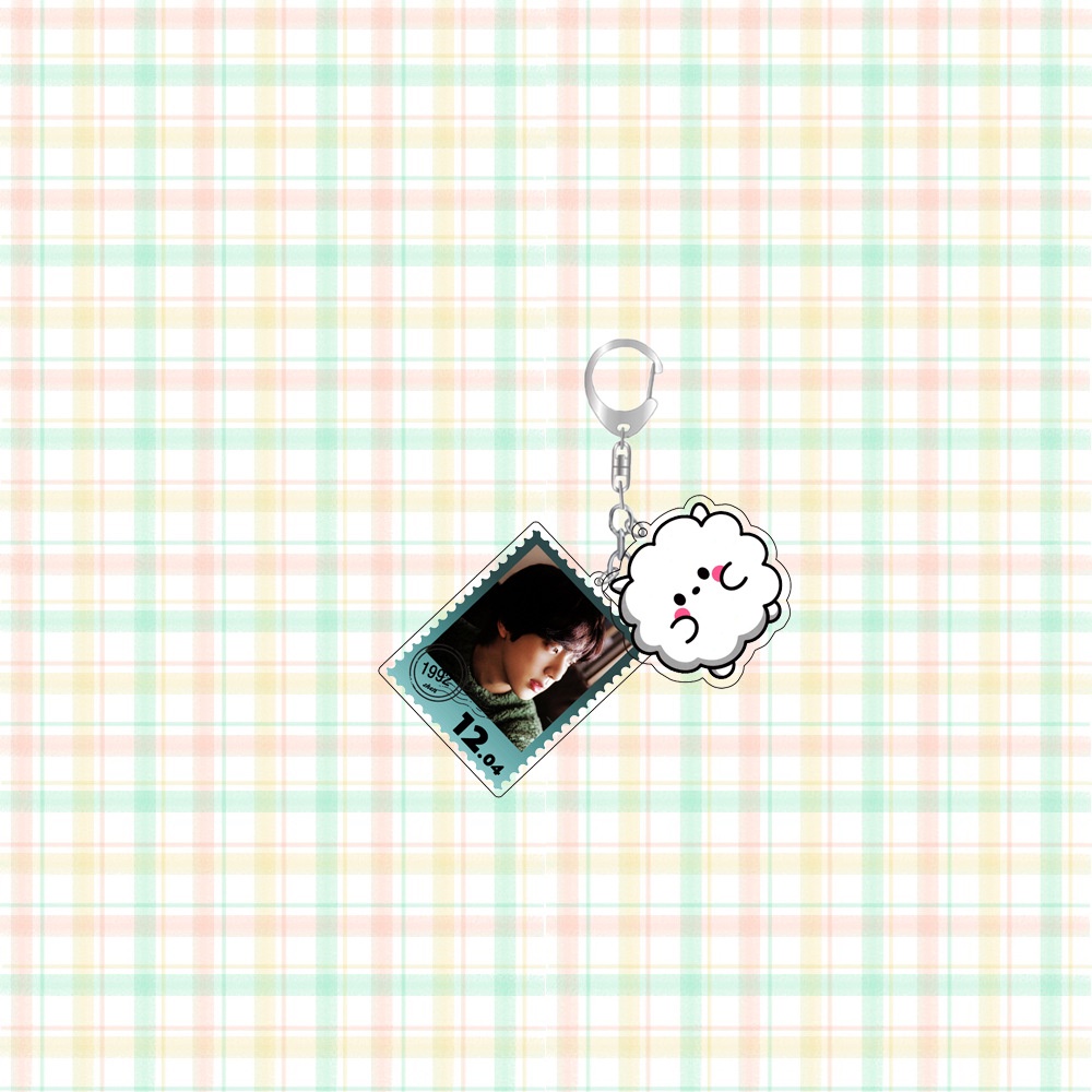 Móc Khóa Hoạt Hình kpop bts Supa v jimin