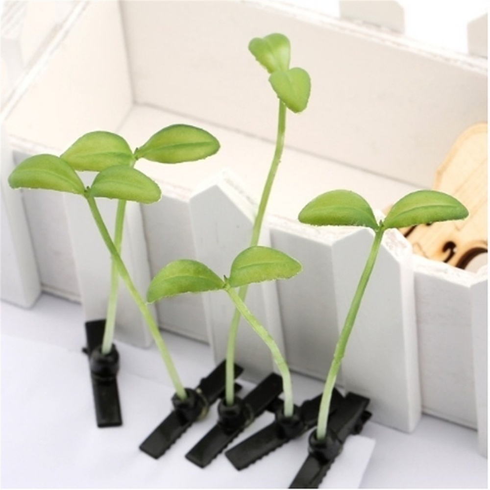 Set 5 Kẹp Tóc Hình Hạt Đậu Dễ Thương Cho Bé Gái