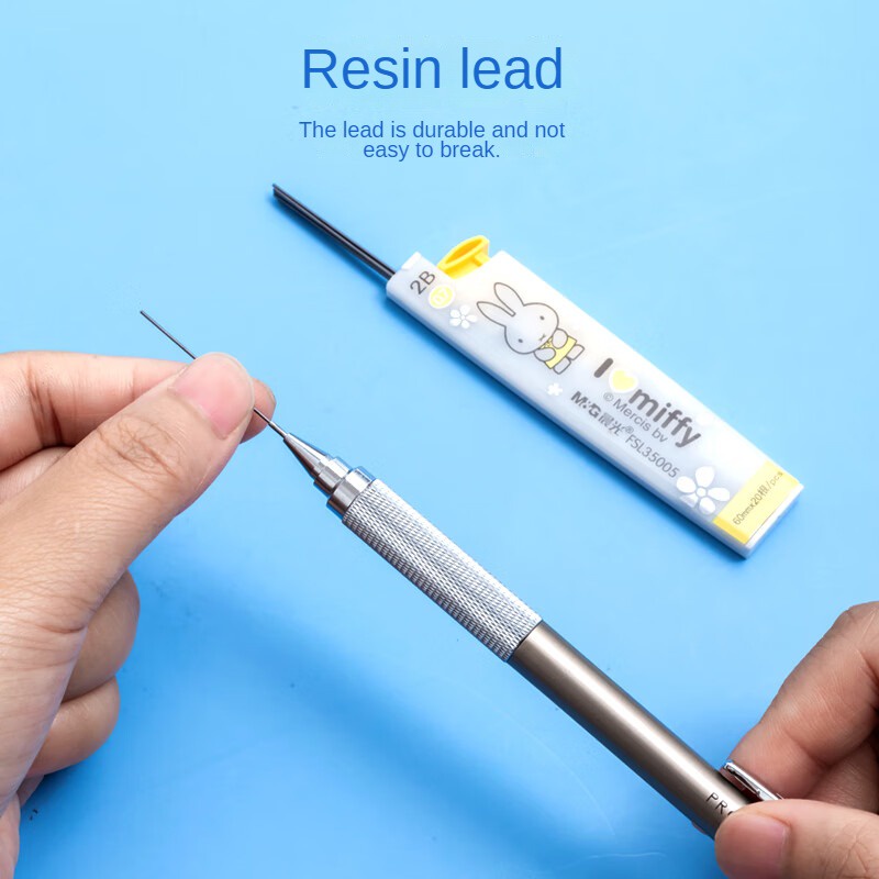 M&G Ruột Bút Chì Bấm Hộp Đựng Bút Chì Thay Thế Tự Động 60mm * 20 / 2b 0.5 / 0.7mm