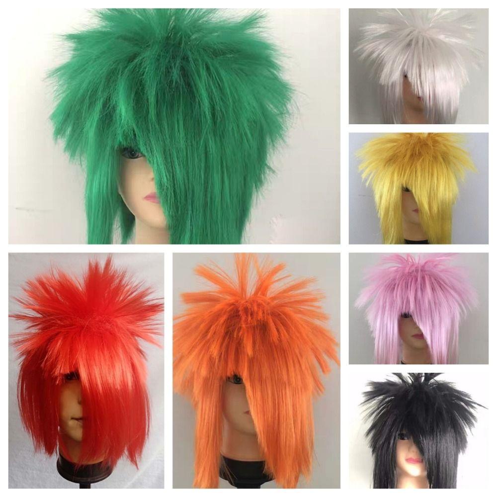 Tóc Giả Hóa Trang Chú Hề Phong Cách punk halloween