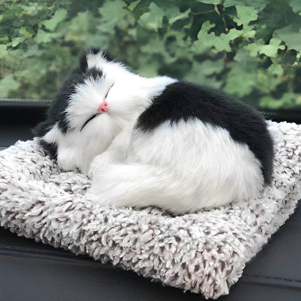 Đồ chơi chú mèo nhồi bông hoạt động điện giống như thật 2022 làm quà tặng sinh nhật dành cho bé trai và bé gái