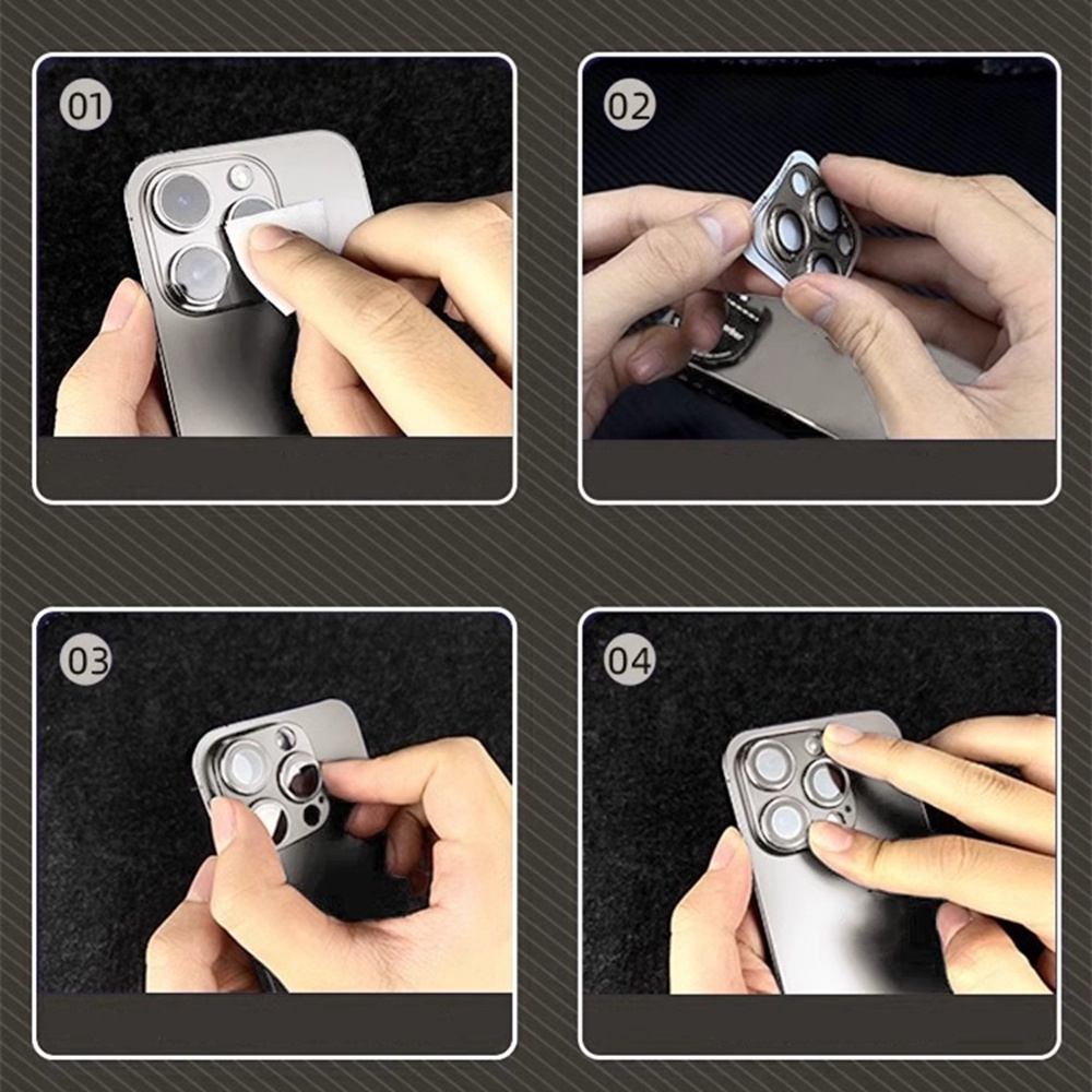 Vòng Kim Loại Titan Bảo Vệ Ống Kính Máy Ảnh Cho iphone 13 14 15 pro max 14 15 plus