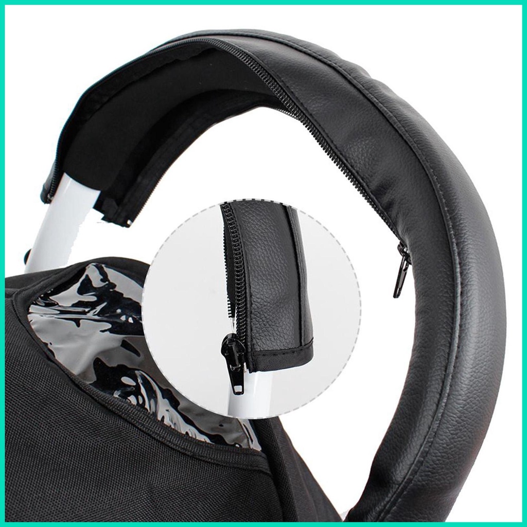 Bao Da pu Bọc Tay Cầm Xe Đẩy Em Bé Tháo Rời Được