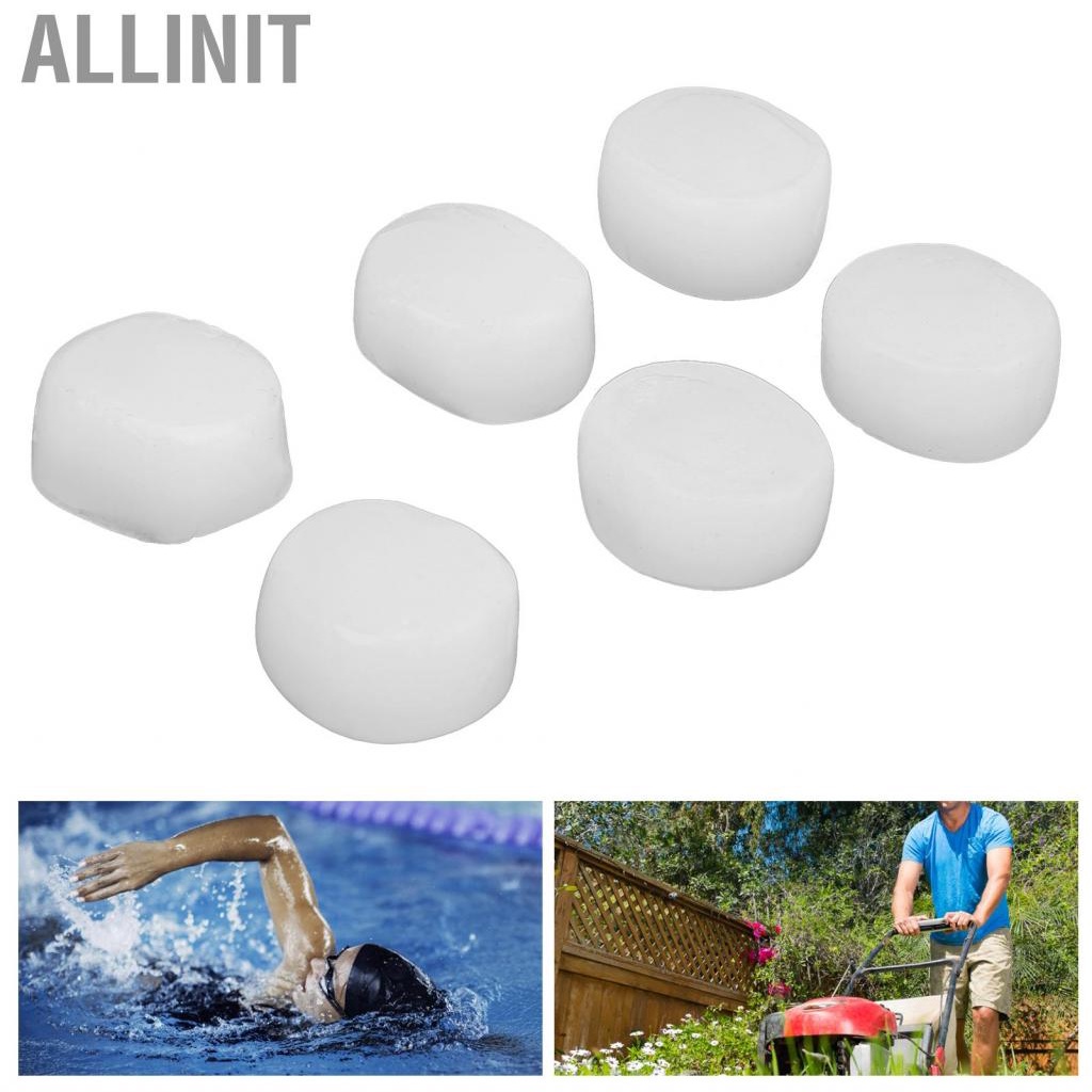 Allinit 3 Pairs Silicone Ear Plugs 24dB Noise Reduction Soft Earplugs Hearing Protec KIT