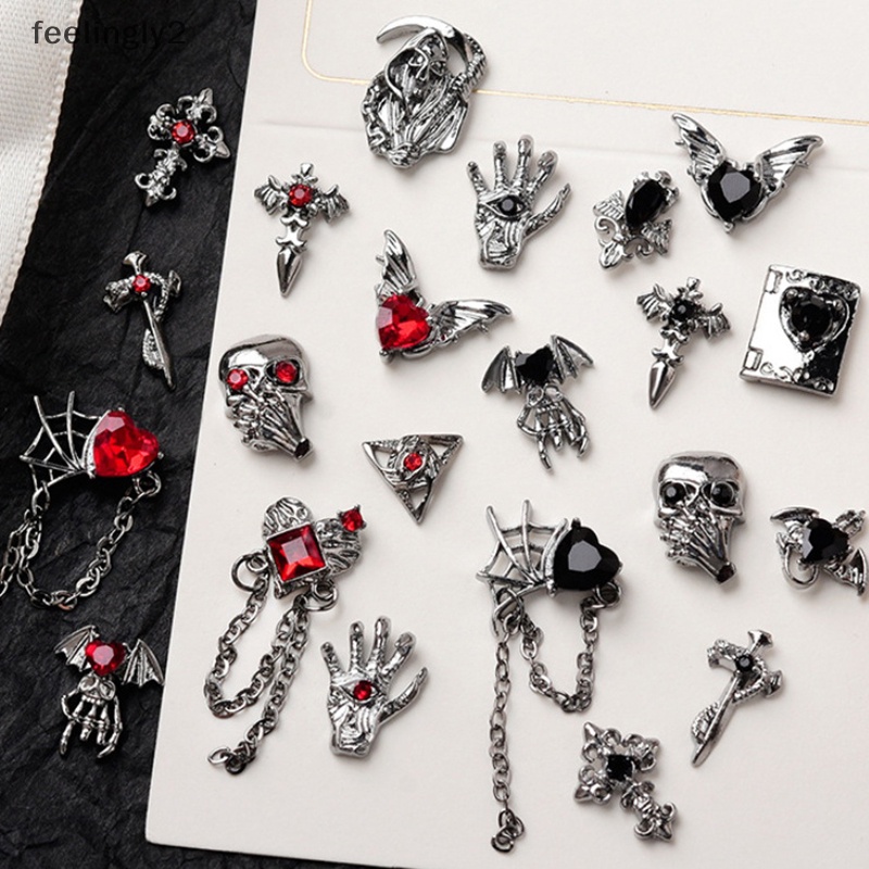 Set 5 Phụ Kiện Trang Trí Móng Tay 3d Phong Cách retro