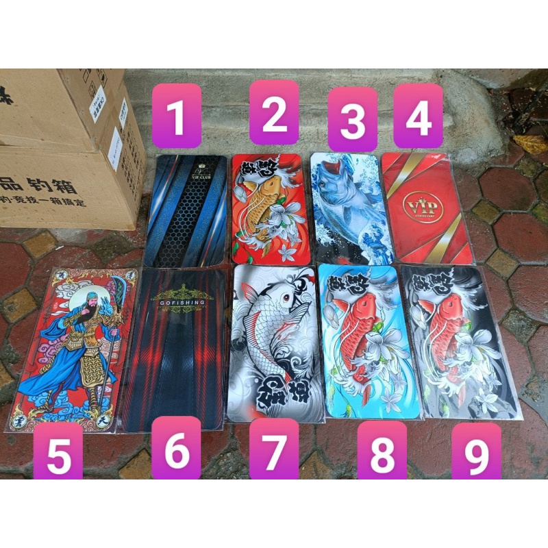 Miếng dán Decal 3D  dùng để dán nắp thùng câu cá   ANam-Fishing