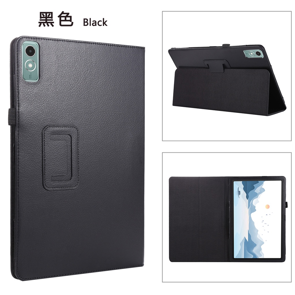 Bao Da pu Máy Tính Bảng Kiêm Giá Đỡ Cho lenovo xiaoxin pad pro 12.7 2023 tab p12 tb-370fu tb371fc Ốp