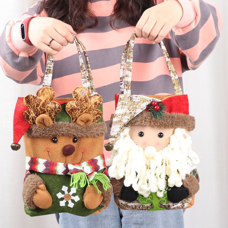 Túi Vải Đựng Táo Giáng Sinh Di Động Làm Quà Tặng Giáng Sinh Cho Bé Mẫu Giáo165648