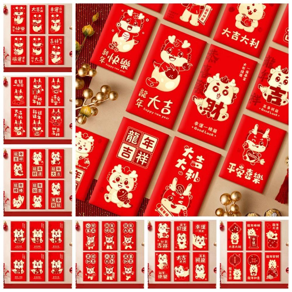Bao lì xì may mắn MMULCK DIY nhiều họa tiết cho năm mới