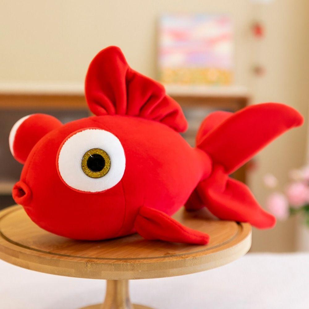 Cá Vàng Nhồi Bông Mắt To 35cm Dễ Thương Cho Bé
