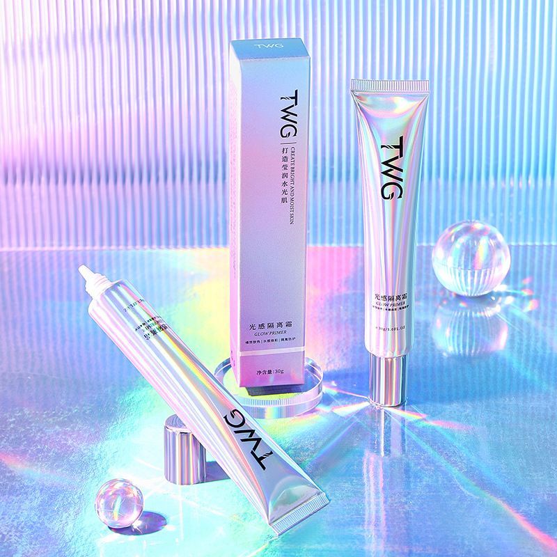 Same style of TikTok# TWG NALY light-sensitive isolation cream nourishing before makeup moisturizing brightening squalane makeup cream before makeup no powder 9.28N