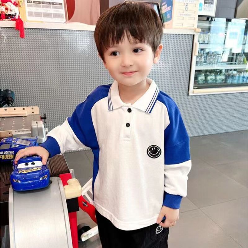 Áo Thun polo Tay Dài Phong Cách Thời Trang Mới Dành Cho Bé Trai