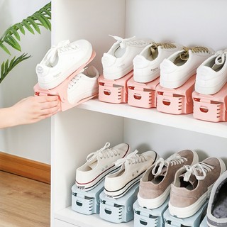 Đế để giày dép giá để giày hình mỏ vịt khay đựng giày tuỳ chỉnh độ cao tiết kiệm không gian-mommy