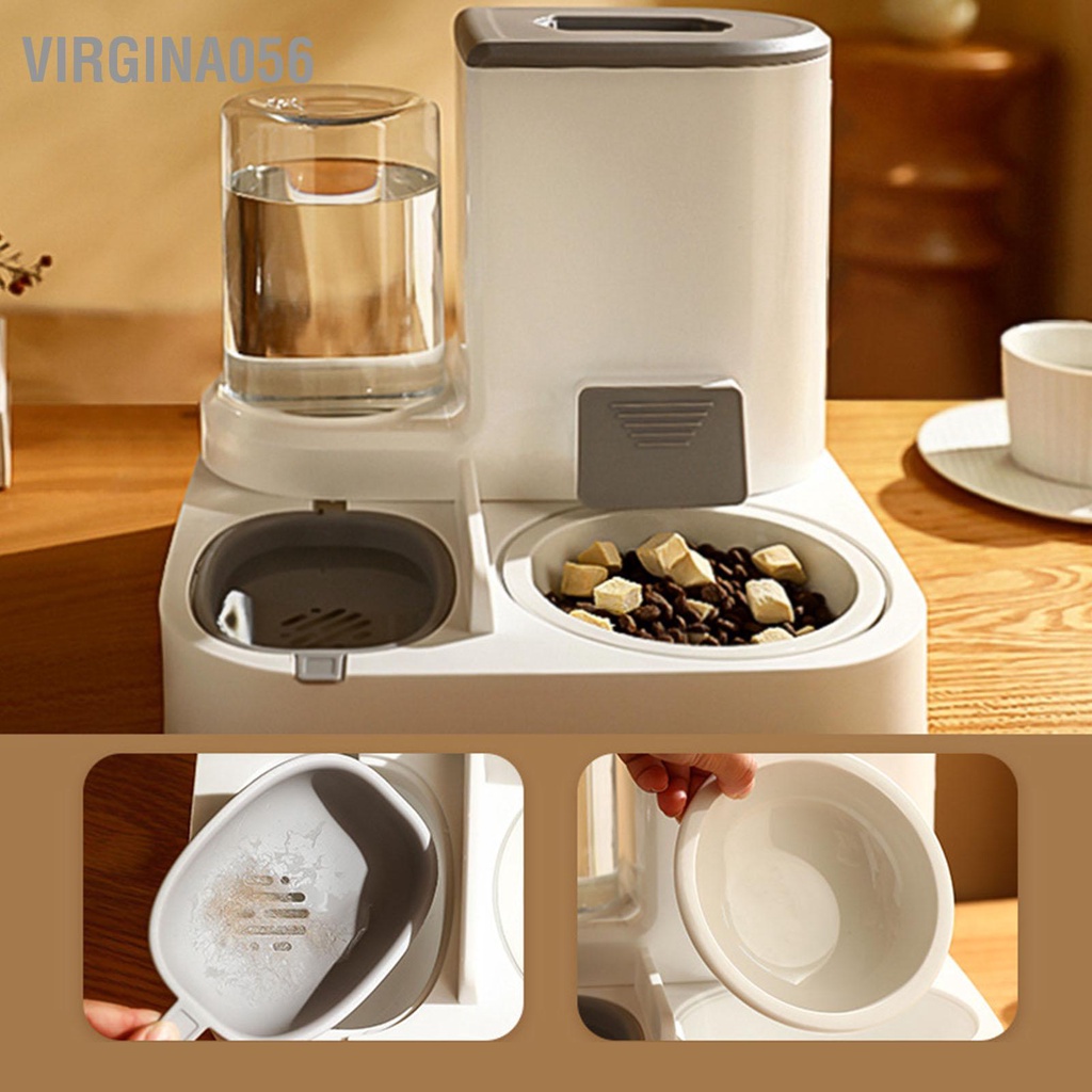 Có thể bán buôn Bộ Bát Nước Và Thức Ăn Cho Thú Cưng Đựng Tự Động Công Suất Lớn Đôi Chó Mèo Virgina056 Hàng giao ngay