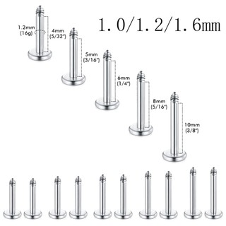 Bộ 10 Khuyên Xỏ Cơ Thể Bằng Titan g23