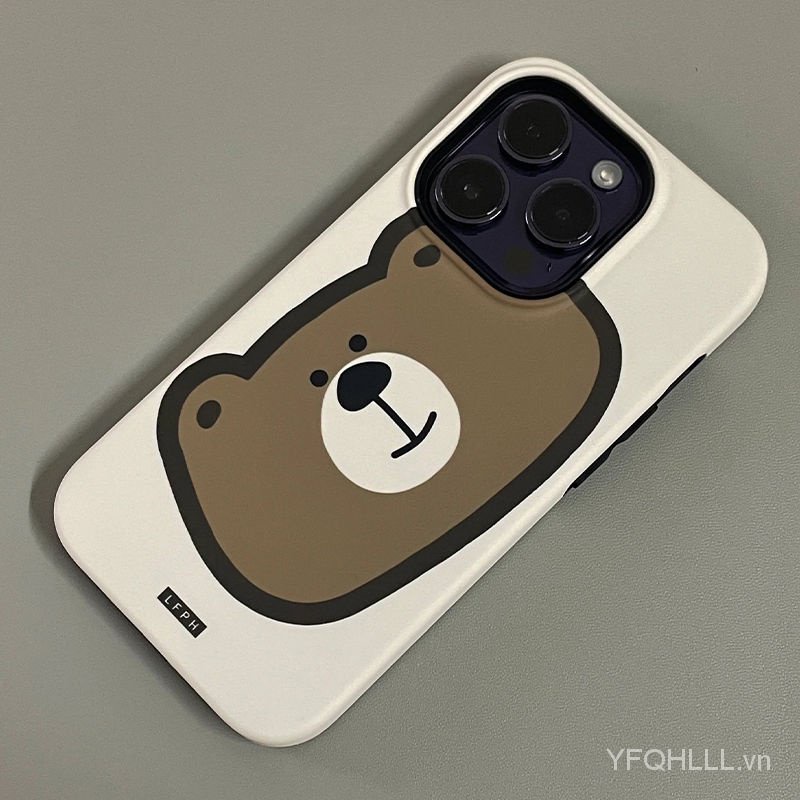 Dễ Thương Ốp Điện Thoại Họa Tiết Gấu Đáng Yêu Cho iphone14 13 11 12promax 11promax 12pro 14pro x xs xr 7 8plus q9lj