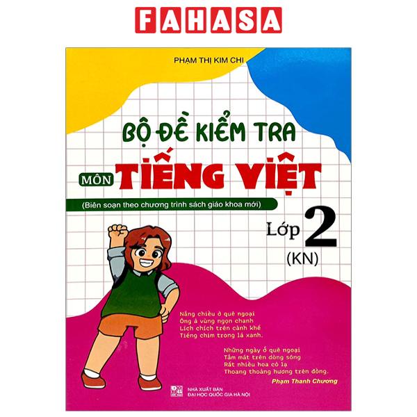Sách Bộ Đề Kiểm Tra Môn Tiếng Việt Lớp 2