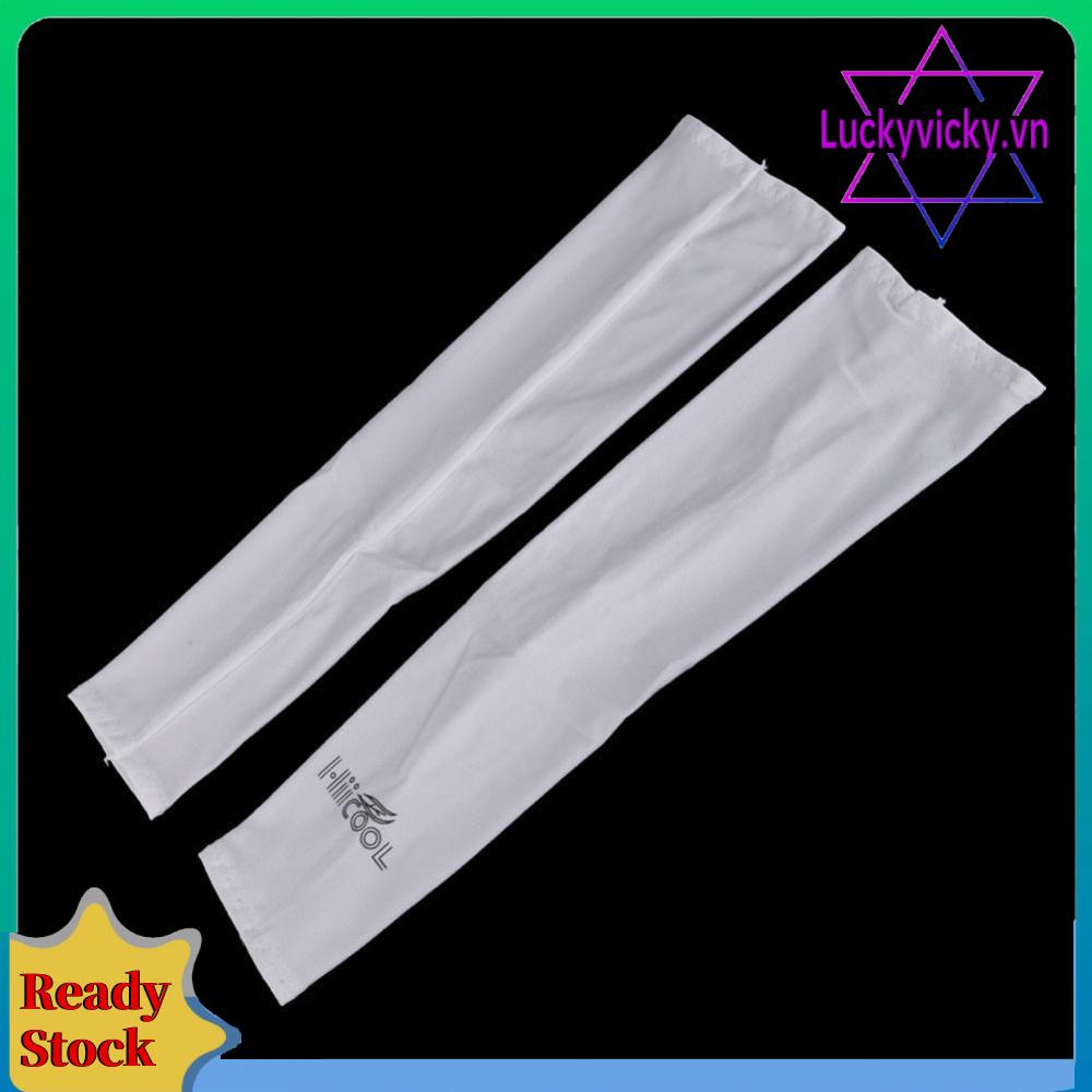 1 Cặp Vỏ Bọc Cánh Tay Làm Mát Chống Tia uv Khi Đi Xe Đạp / Chơi golf Ngoài Trời