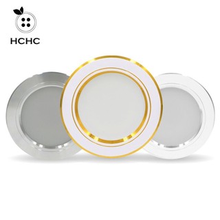 HCHC Đèn led Âm Trần Ánh Sáng Trắng / Bạc 5w 9w 12w 15w 18w