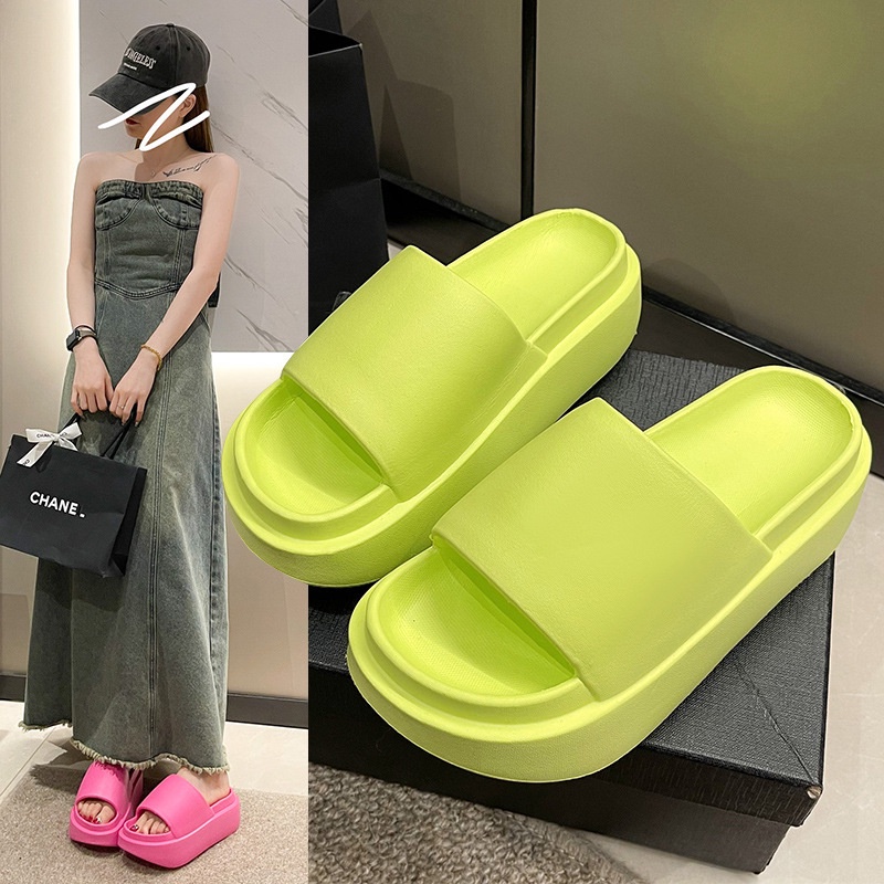 Dép Đi Biển Đế Dày Tăng Chiều Cao Thoải Mái Thoáng Khí Chống Trượt Và Mài Mòn Thời Trang