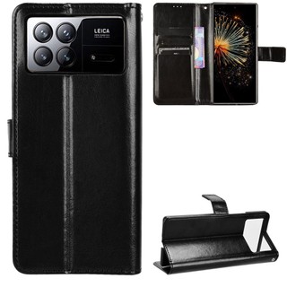 Sang Trọng Bao Da Điện Thoại pu Nắp Gập Tích Hợp Ví Kèm Ngăn Đựng Thẻ Cho xiaomi mix fold 3 fold3 5g Ốp