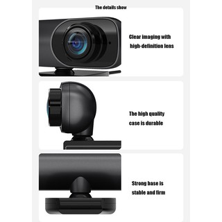 Webcam 4K Uhd 3840X2160P Webcam 800W Pixels Camera Máy Tính 120° Groothoek Web Camera Met Microfoon