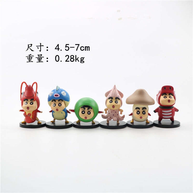 Shin cậu bé bút chì Búp Bê Hình Tôm Hùm / Bạch Tuộc / Cậu Bé Bút Chì shin-chan Thủ Công Dùng Trang Trí Xe Hơi