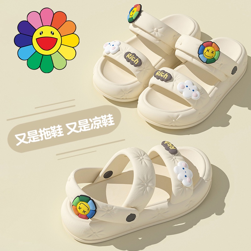 Dép Nữ Cute Dép Sandal Đế Dày Chống Trượt Thời Trang Mùa Hè