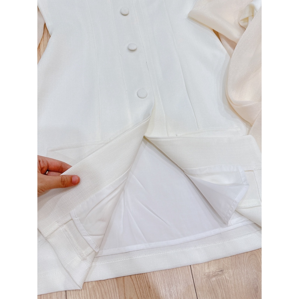 V276 - VÁY DẠ TWEET LIEN PHỐI TƠ TAY