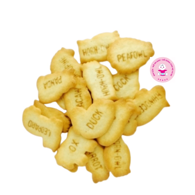 Bánh Quy Tươi Ginbis Hình Thú Bổ Sung DHA Cho Bé27GX6 GOI
