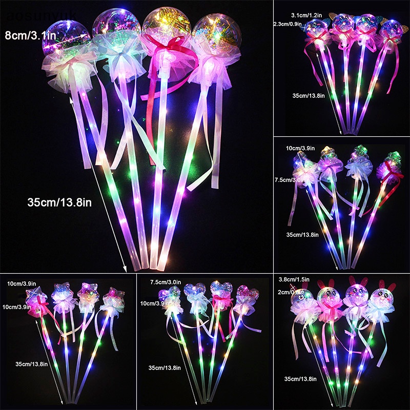 Aosunyuk Gậy Phát Sáng Đèn led Cổ Tích Công Chúa Phép Thuật