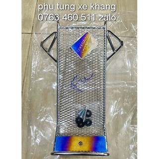 Baga lưới Xiken InoxSáng Bóng gắn xe máy Sirius Fu Led Wave A RS 100 waveA110 Wave RSX Wave Nhỏ Exciter khangphutungxe
