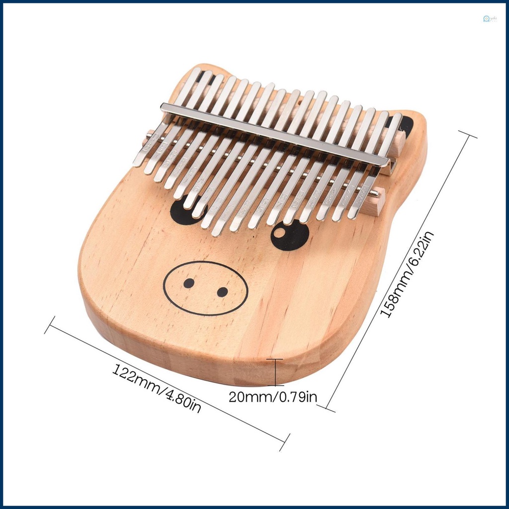 Miếng Dán Phím Đàn piano 17 Phím Bằng Gỗ Thông Kèm Túi Đựng Làm Sạch Tiện Dụng