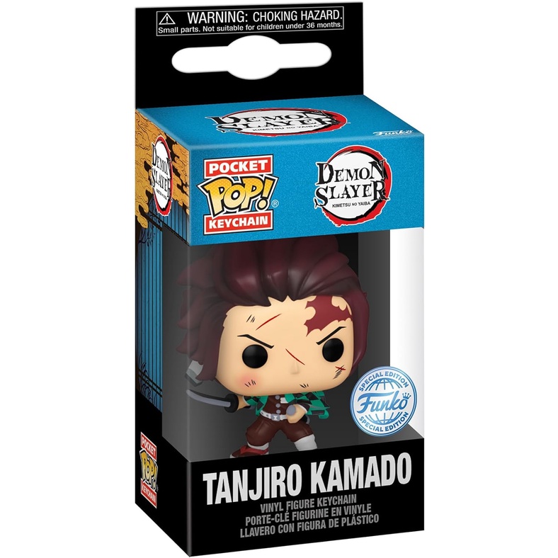 Phụ Kiện Chuyên Dụng Cho Xe Hơi Chất Lượng Cao Móc Khóa Hình Nhân Vật Hoạt Hình demon slayer - tanjiro kamado Phiên Bản Đặc Biệt