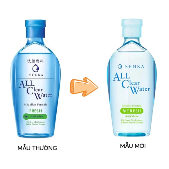 Nước tẩy trang Senka All Clear Water Micellar Pormula