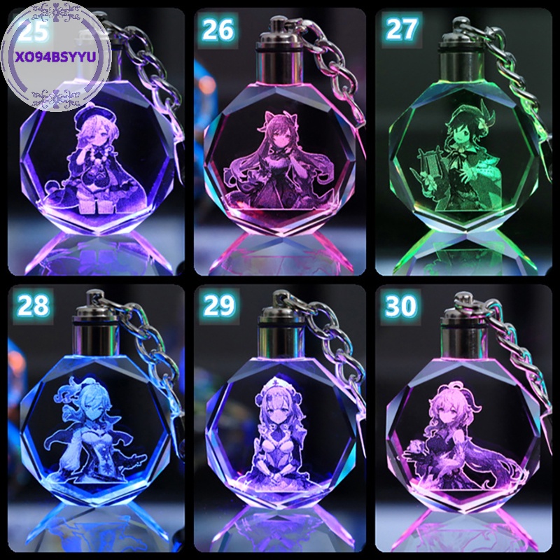 Móc Chìa Khóa Bằng acrylic Hình Nhân Vật anime Xo94Bsyu genshin