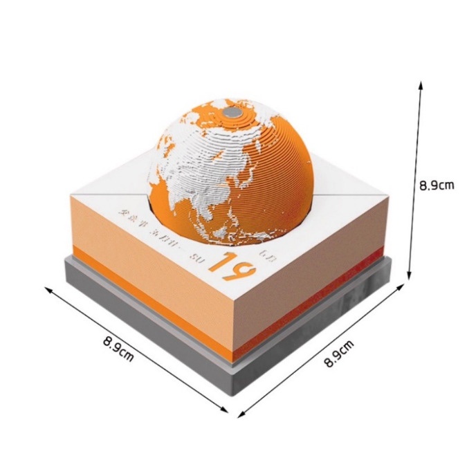 Mô Hình Lịch Để Bàn Hình Trái Đất 3d Bằng Giấy 2024 Dùng Trang Trí Văn Phòng / Nhà Cửa