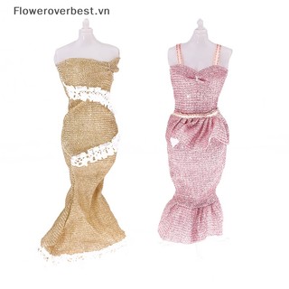 Fbvn 1 đầm dạ hội đuôi cá quấn hông thời trang siêu hot phù hợp cho búp bê