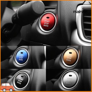 Miếng dán trang trí nút bấm khởi động xe hơi mazda cx-3-4 - 5