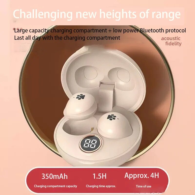 Tai Nghe tws bluetooth 5.3 Không Dây mini Giảm Tiếng Ồn Thích Hợp Cho Điện Thoại Thông Minh