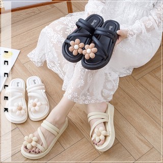 ICCLEK  dép sandal nữ giày sandal nữ dép đế cao đi biển  Tự nhiên Đế êm Cổ điển Đẹp FDL2300MQW 41Z231013