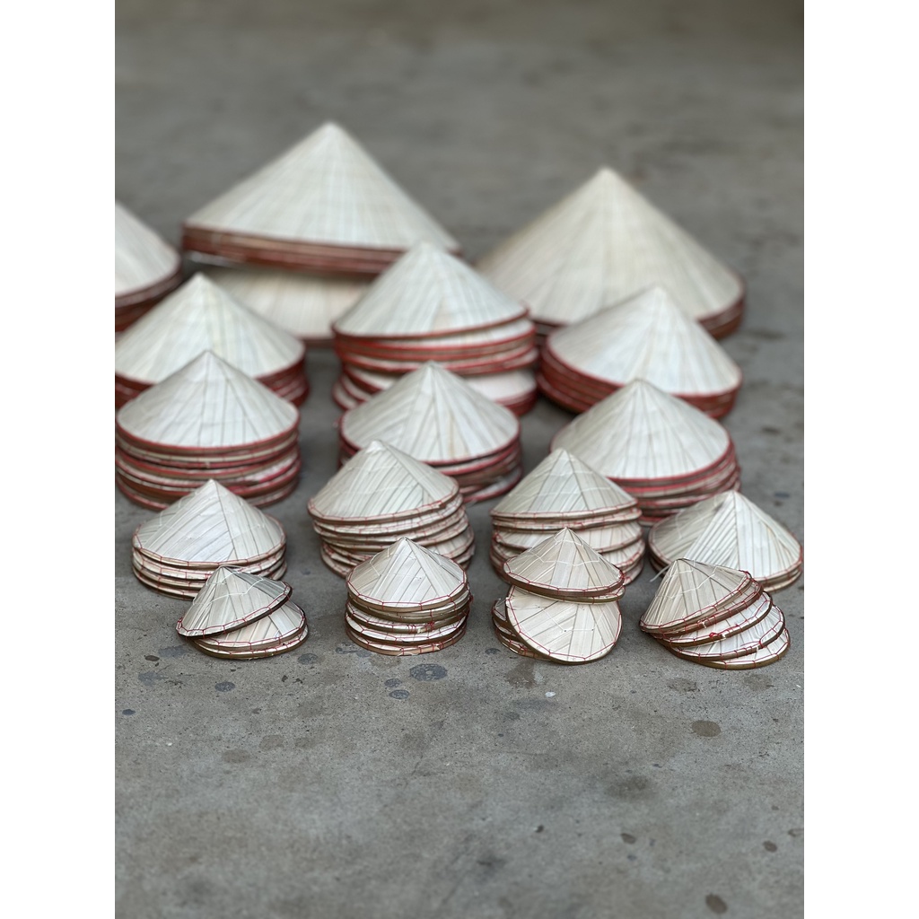 Nón lá mini trang trí phong cách đồng quê -  Nón lá decor đủ kích  thước