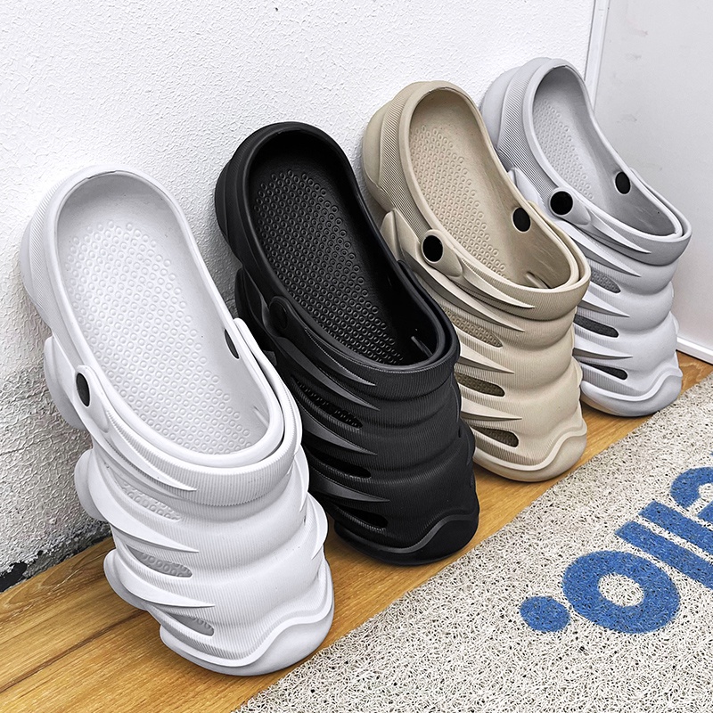 Tikp Giày Sandal Đục Lỗ Thoáng Khí size 40-45 1013 Cho Nam