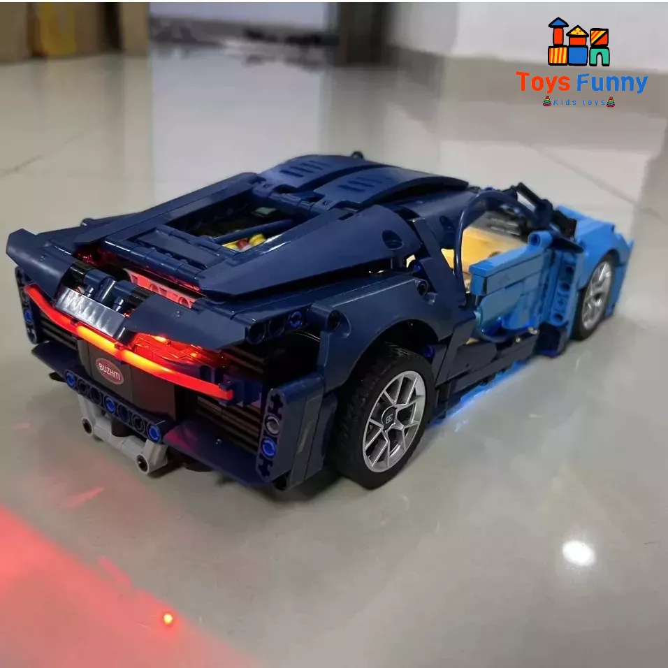 Đồ chơi lắp ráp lego siêu xe Bugatti tỉ lệ 1:14 kích thước 33x16,7x10cm, 1388 PCS