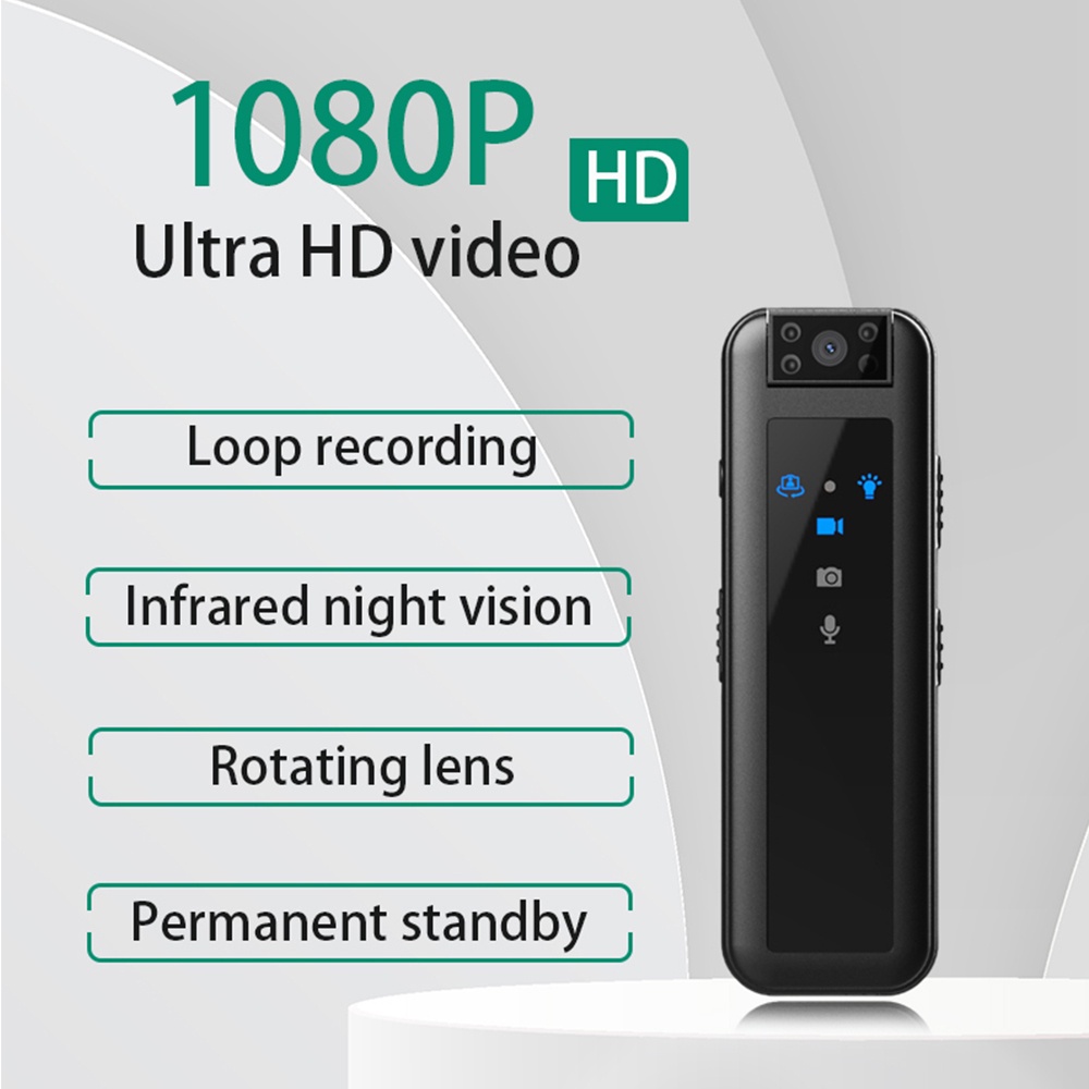 Cctv camera Hồng Ngoại mini Độ Phân Giải Cao 1080p Hỗ Trợ Quay Ban Đêm 600mah