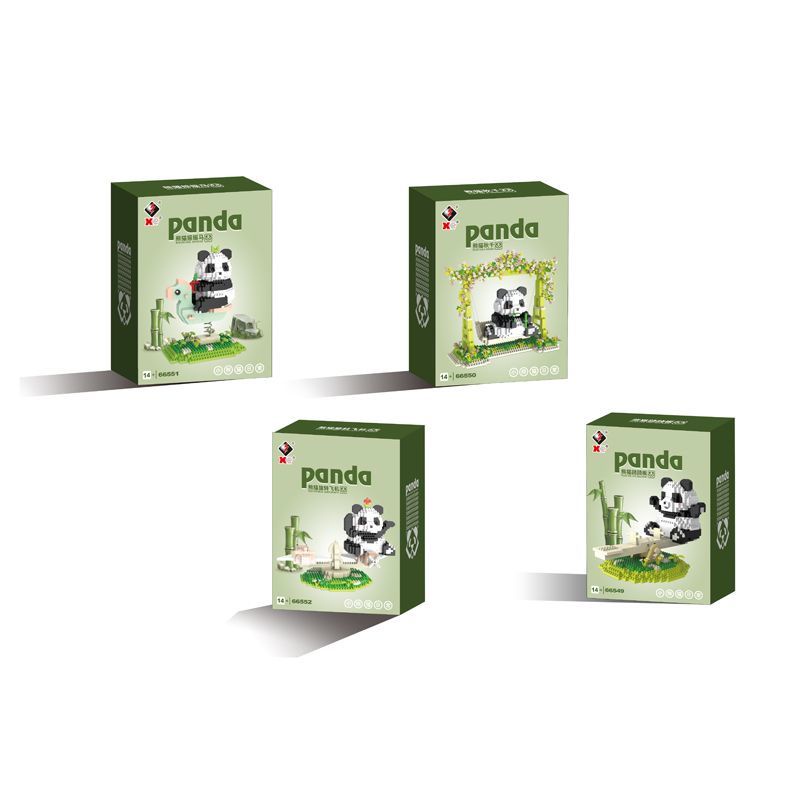 Khối Đồ Chơi Lắp Ráp Hình Gấu Trúc 66549 Dành Cho Bé Trai Gái