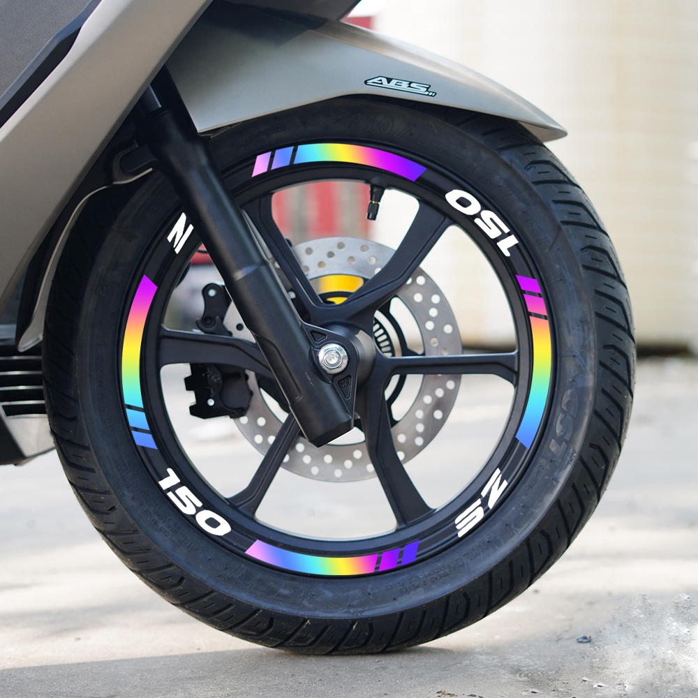 1 Bộ 32 Miếng Dán Bánh Xe 17 "Phản Quang Ban Đêm Cho Xe Hơi Xe Máy