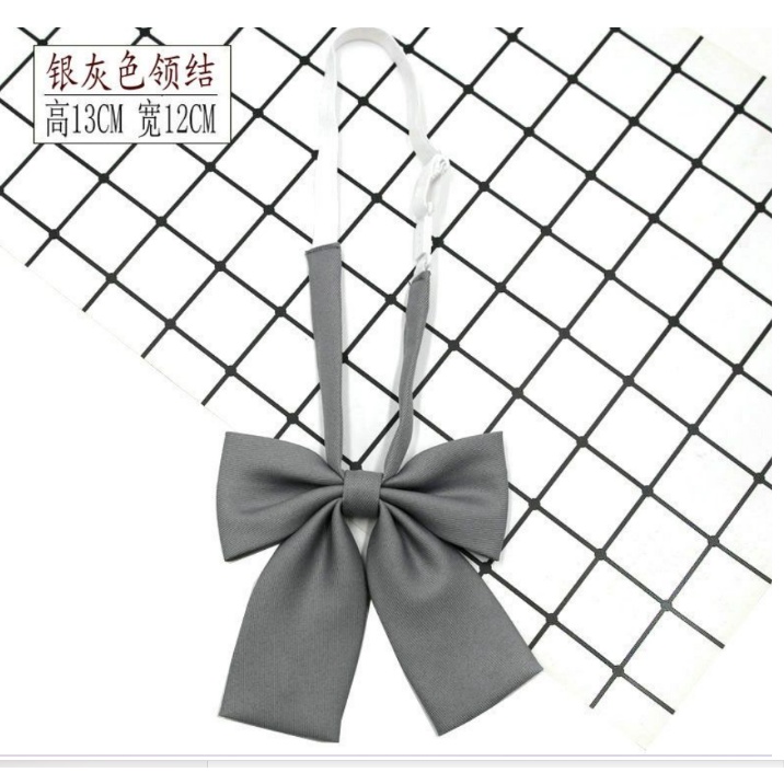 Cà Vạt Nơ Màu Đen / Xám / Nâu Kiểu Nhật Bản Thời Trang Cho Nam Và Nữ